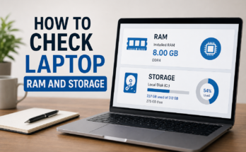 How to Check Laptop RAM and Storage