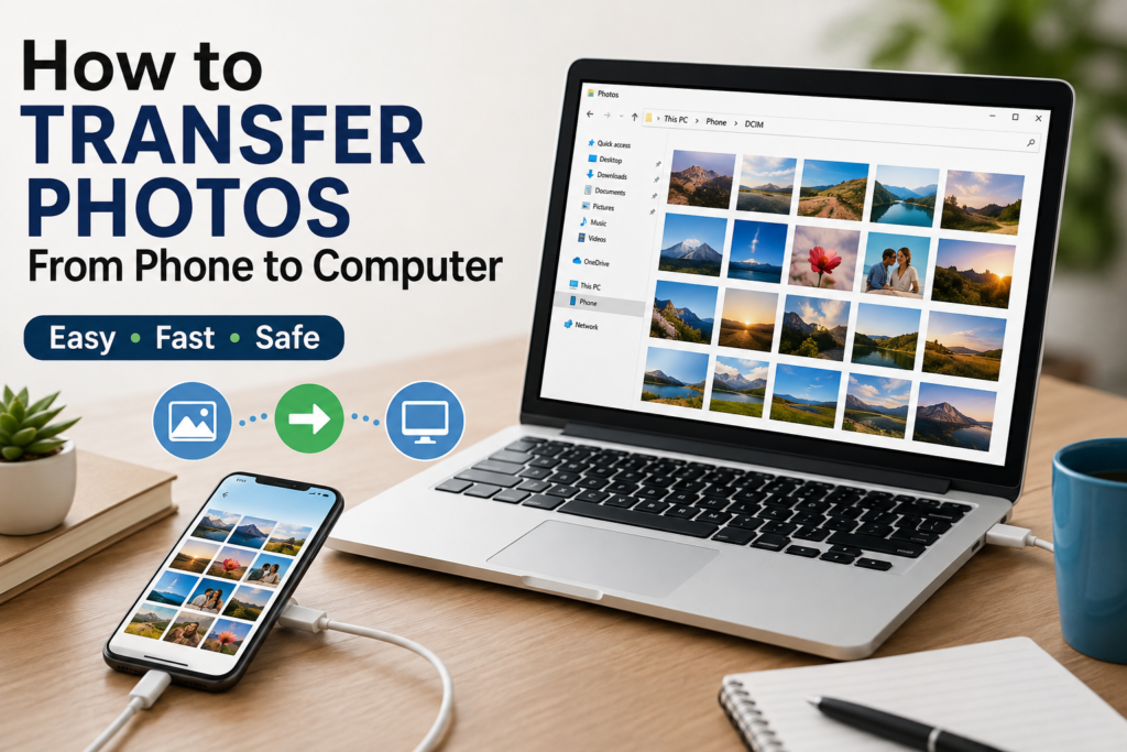 How to Transfer Photos From Phone to Computer